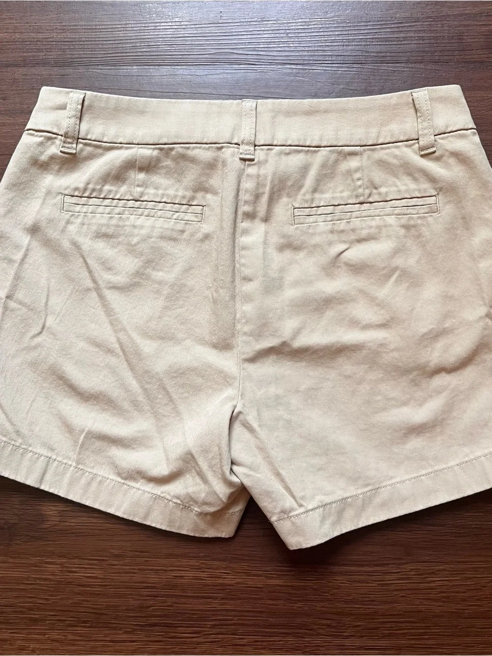 J.Crew Khaki Women’s Chino Shorts Size 4 Cotton Preppy Classic Fit